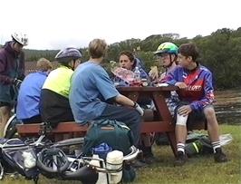 Lunch in James Ross Park, Broadford, Isle of Skye